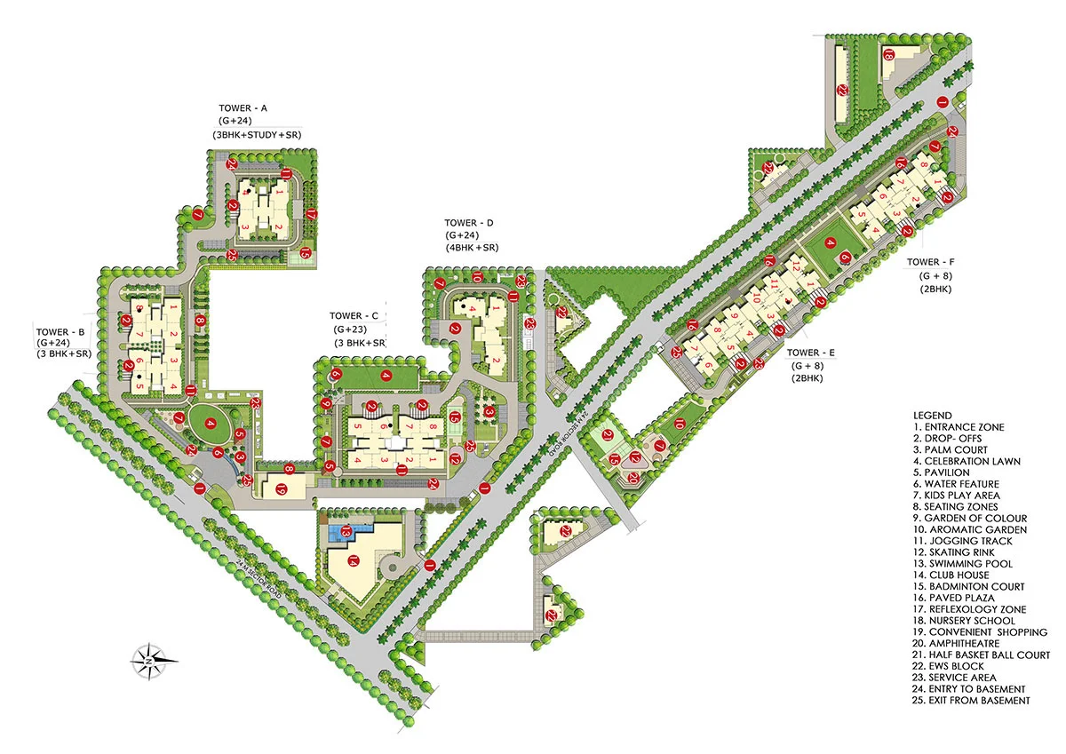 Paras Quartier Site Plan